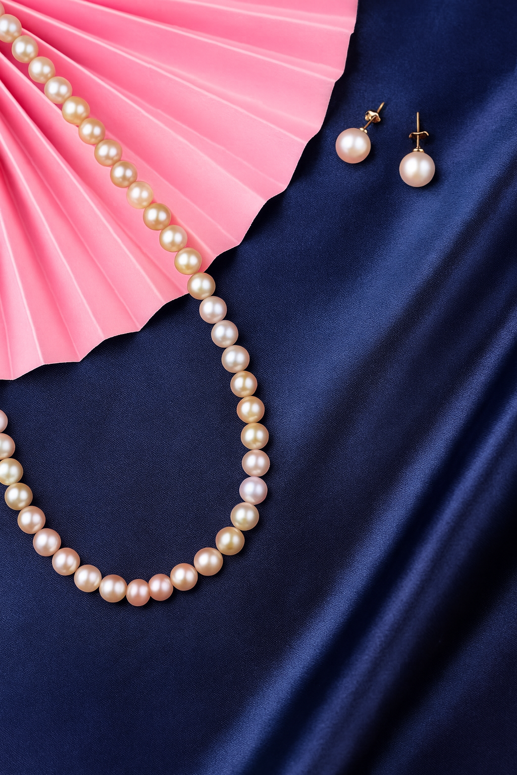 Rimjhim Round Pearl Necklace with tops